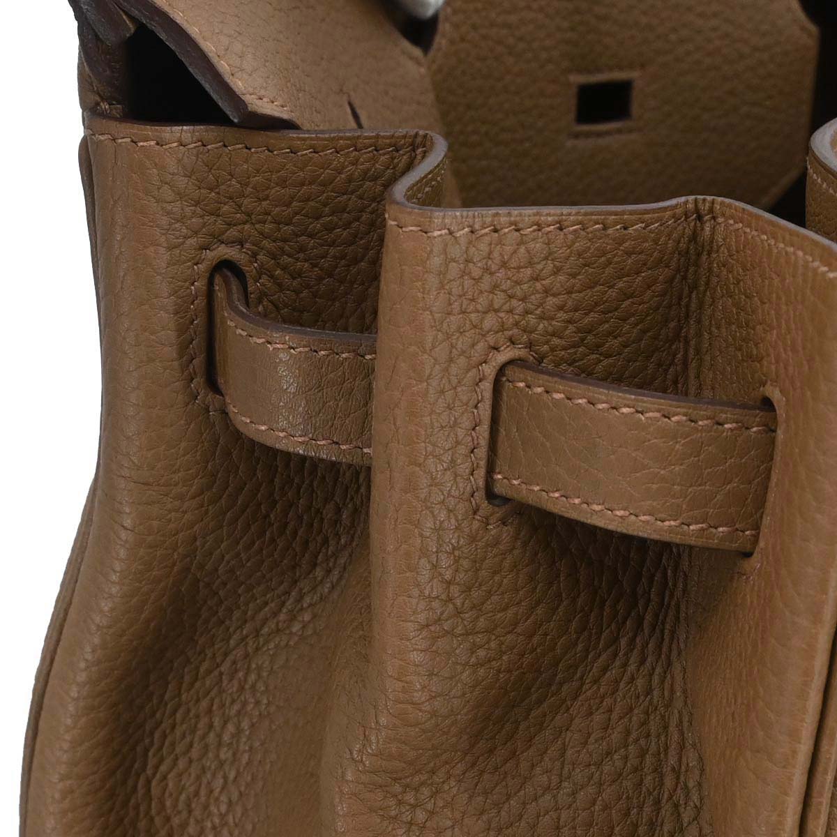 Hermes Alezan Taurillon Clemence Birkin 40 Handbag