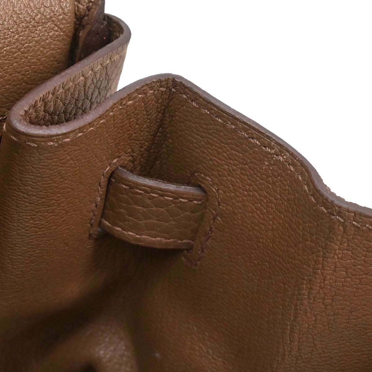 Hermes Alezan Taurillon Clemence Birkin 40 Handbag