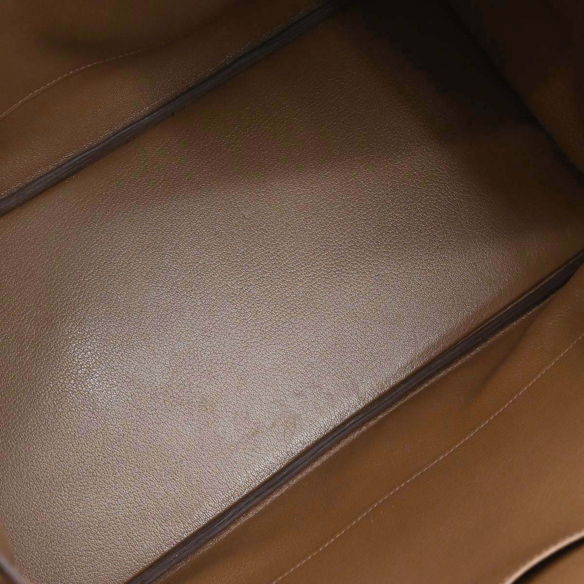 Hermes Alezan Taurillon Clemence Birkin 40 Handbag