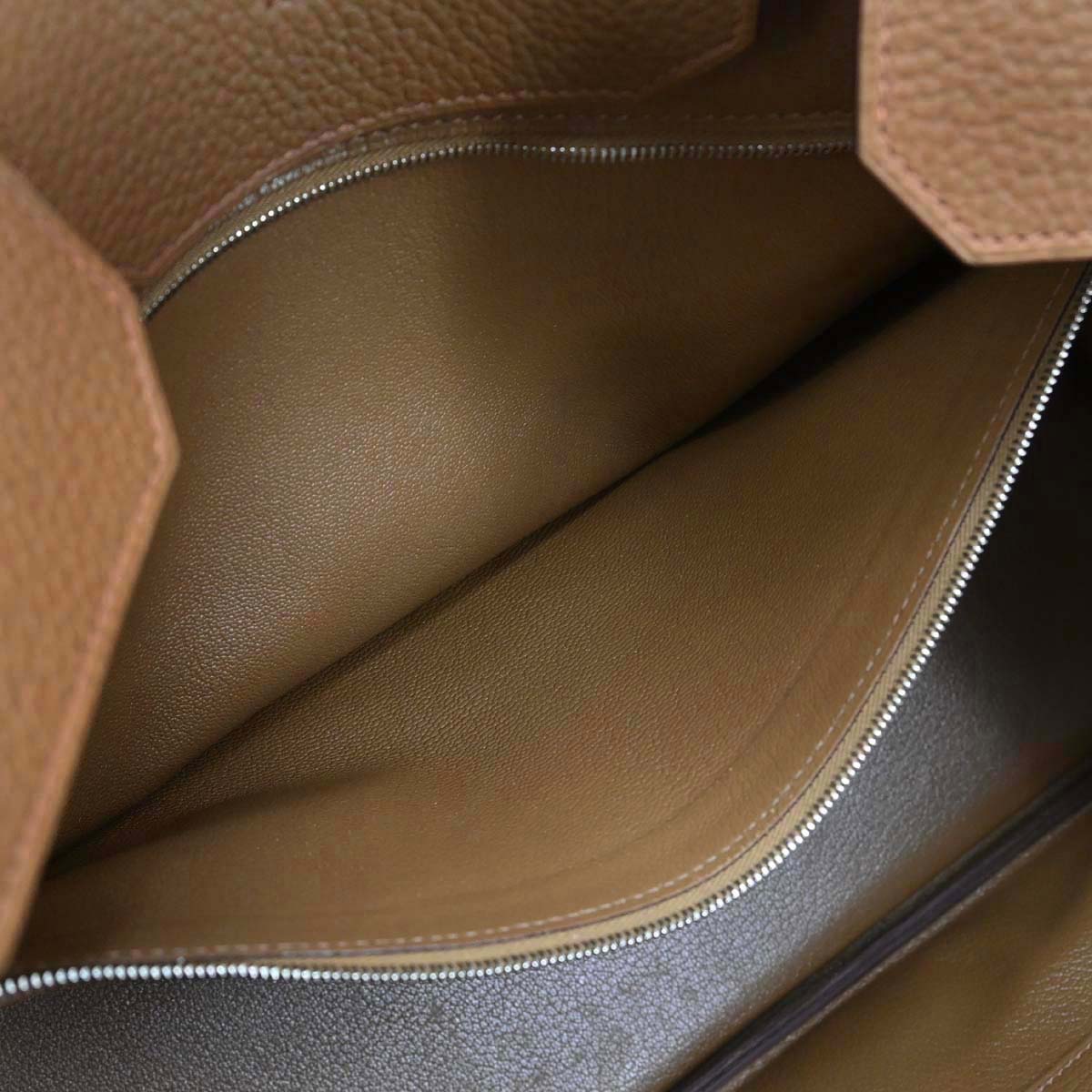 Hermes Alezan Taurillon Clemence Birkin 40 Handbag