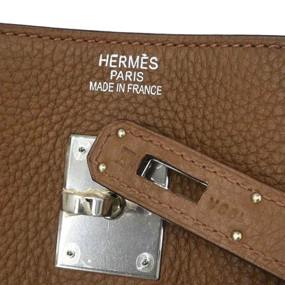Hermes Alezan Taurillon Clemence Birkin 40 Handbag