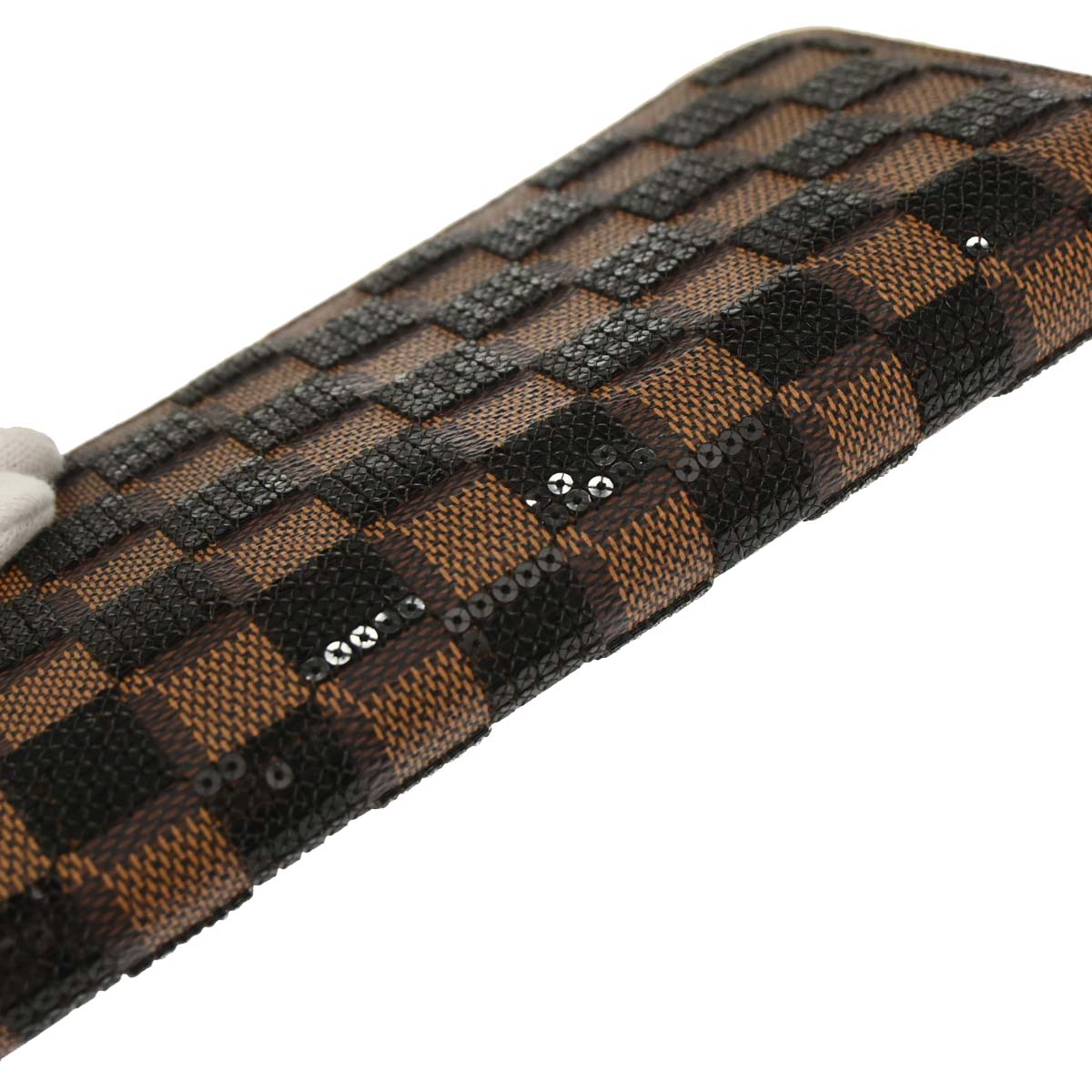 Louis Vuitton Sequins Damier Paillettes Zippy Long Wallet N63173