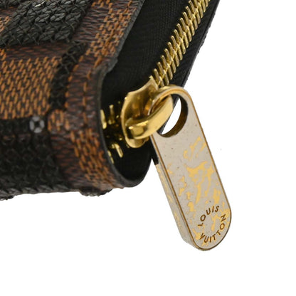 Louis Vuitton Sequins Damier Paillettes Zippy Long Wallet N63173