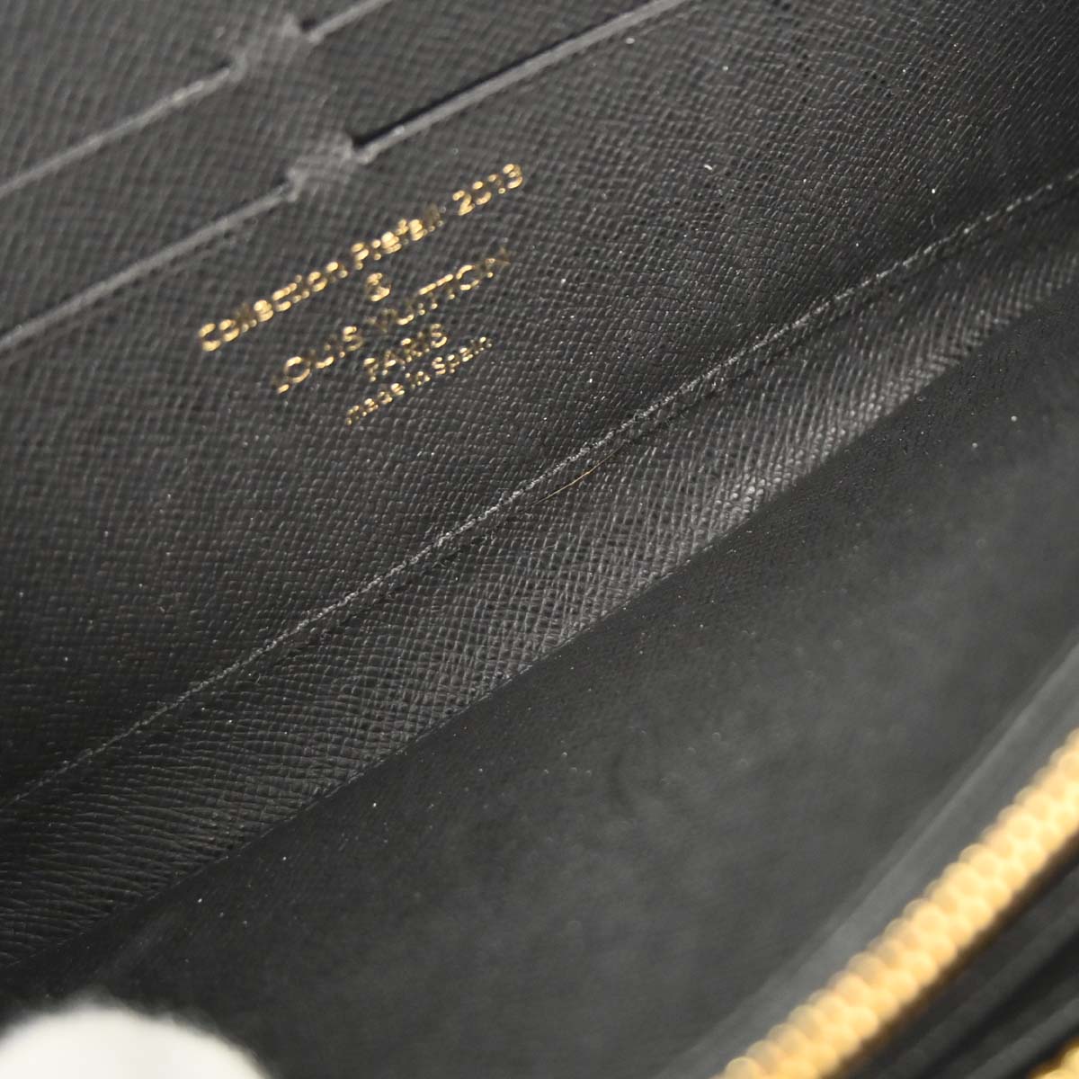 Louis Vuitton Sequins Damier Paillettes Zippy Long Wallet N63173