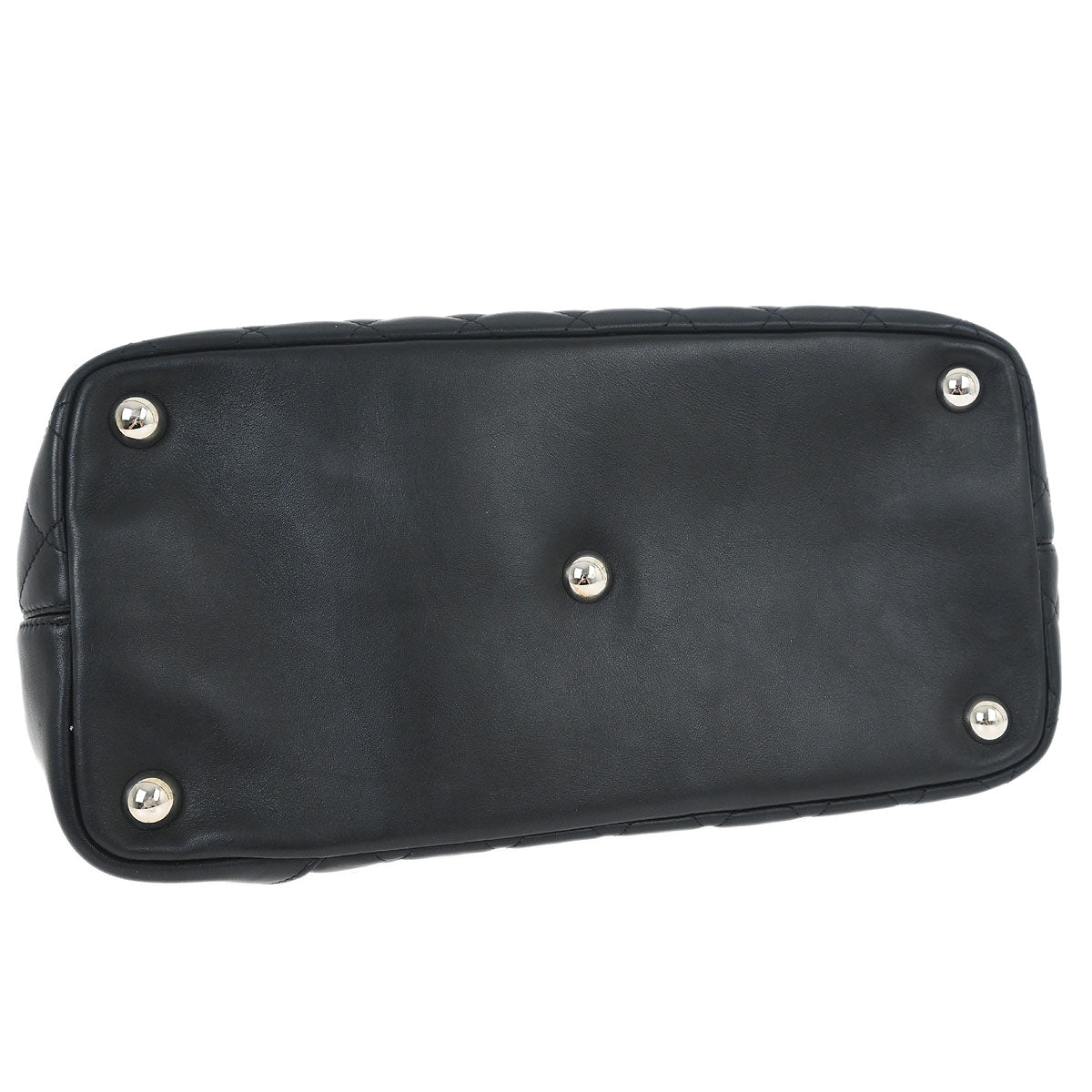 Chanel 2005-2006 Black Calfskin Cambon Ligne Tote Handbag