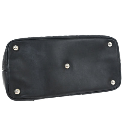 Chanel 2005-2006 Black Calfskin Cambon Ligne Tote Handbag