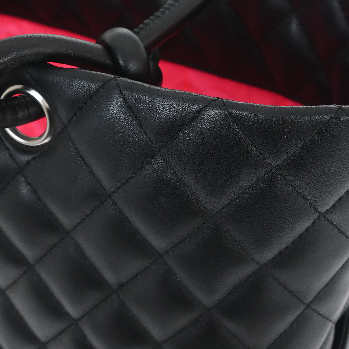 Chanel 2005-2006 Black Calfskin Cambon Ligne Tote Handbag