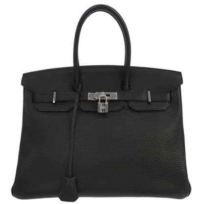 Hermes Black Togo Birkin 35 Handbag