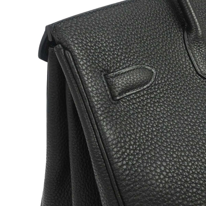 Hermes Black Togo Birkin 35 Handbag
