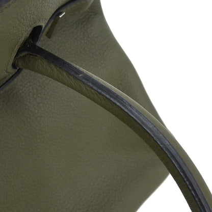 Hermes Olive Green Evergrain Birkin 30 Handbag