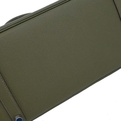 Hermes Olive Green Evergrain Birkin 30 Handbag
