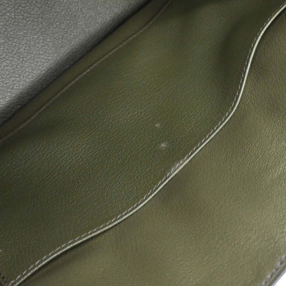 Hermes Olive Green Evergrain Birkin 30 Handbag