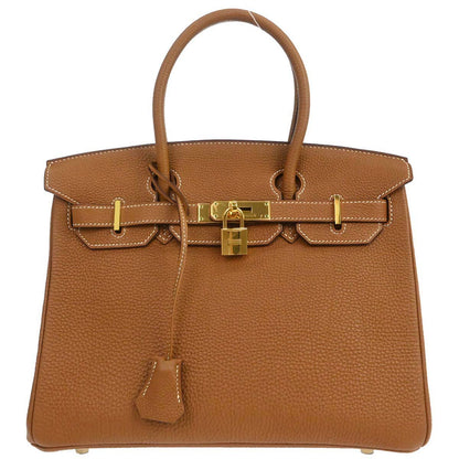 Hermes Gold Togo Birkin 30 Handbag