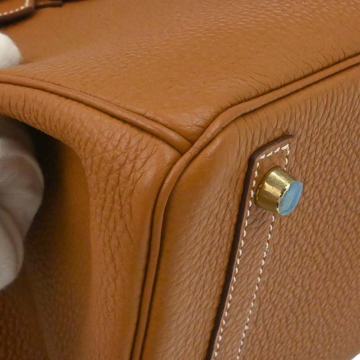 Hermes Gold Togo Birkin 30 Handbag