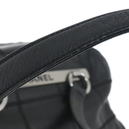 Chanel 2005-2006 Black Caviar Skin Choco Bar Handbag