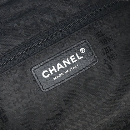 Chanel 2005-2006 Black Caviar Skin Choco Bar Handbag