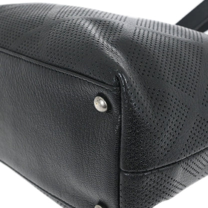 Chanel 2006-2008 Black Lambskin Perforated Tote Bag