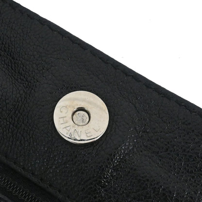 Chanel 2006-2008 Black Lambskin Perforated Tote Bag