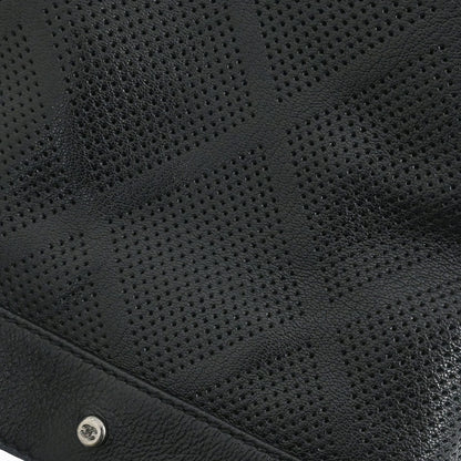 Chanel 2006-2008 Black Lambskin Perforated Tote Bag