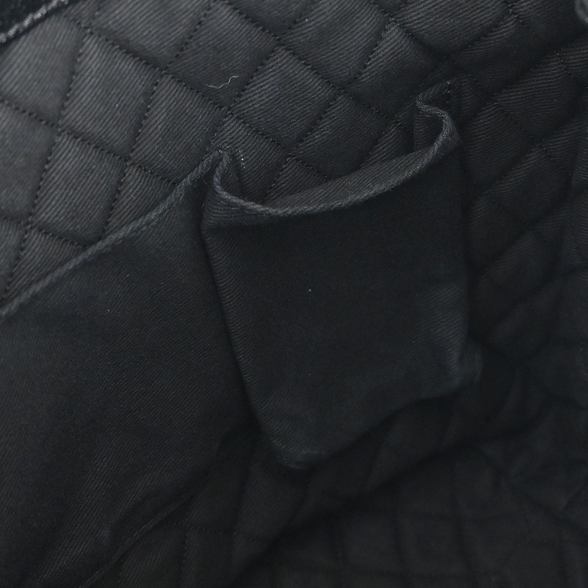 Chanel 2006-2008 Black Lambskin Perforated Tote Bag