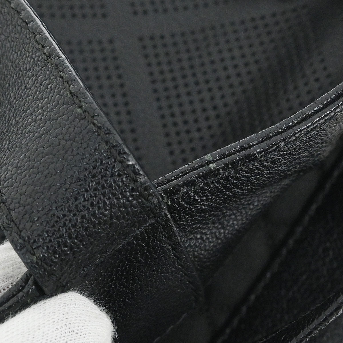 Chanel 2006-2008 Black Lambskin Perforated Tote Bag