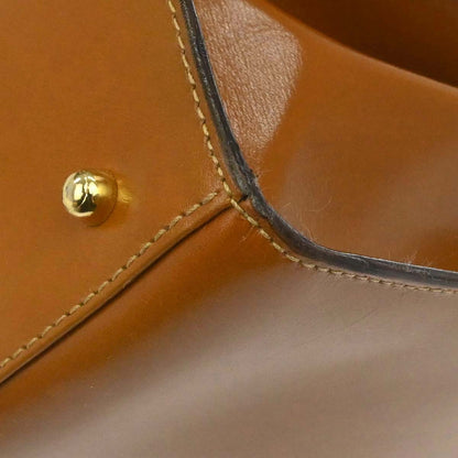 Gucci Brown Leather Lady Lock Top Handle 2way Shoulder Handbag