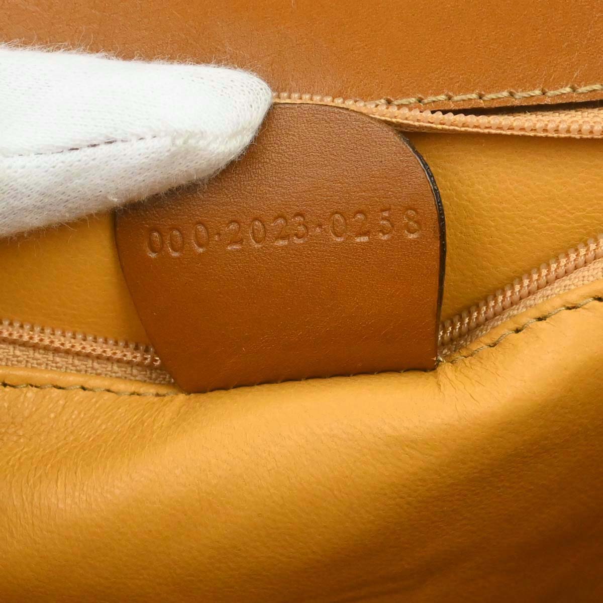 Gucci Brown Leather Lady Lock Top Handle 2way Shoulder Handbag