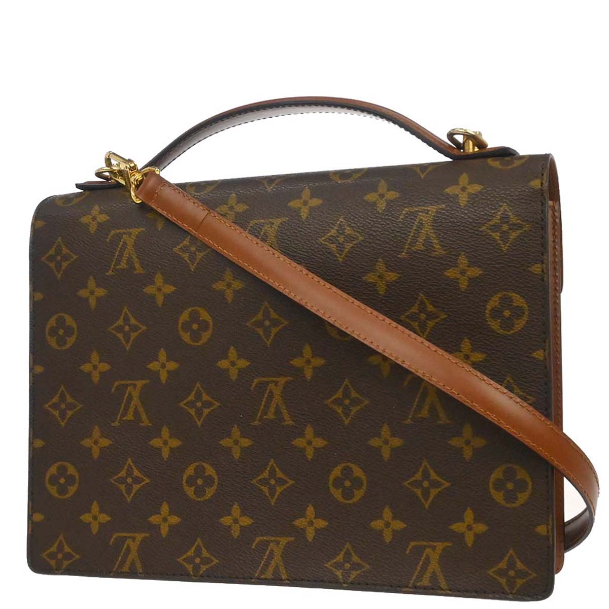 Louis Vuitton Monogram Monceau 28 Business 2way Shoulder Handbag M51185