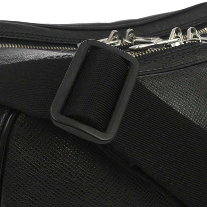 Louis Vuitton Black Taiga Reporter PM Shoulder Bag M30152