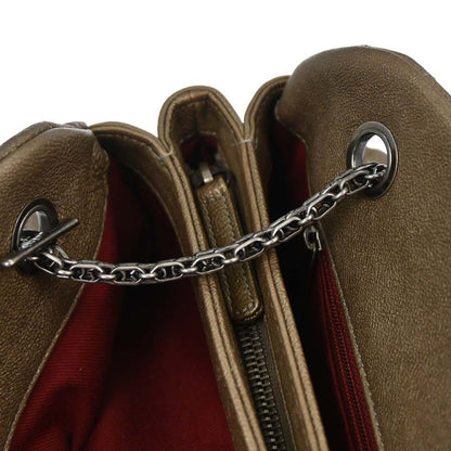Chanel Metallic Gold Calfskin Medium Bowling Mademoiselle Handbag