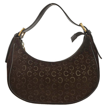 Celine Brown Suede C Macadam Handbag