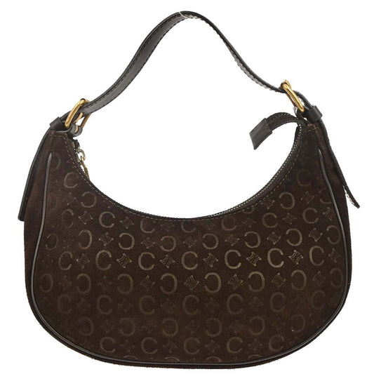 Celine Brown Suede C Macadam Handbag