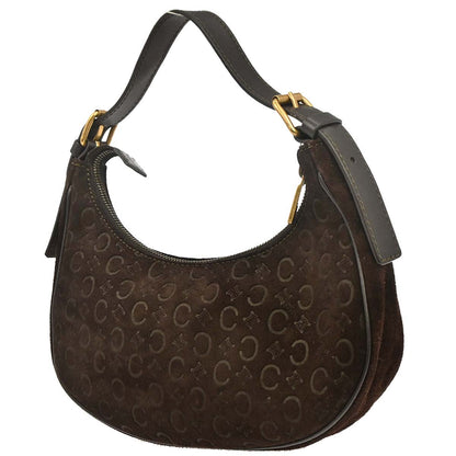 Celine Brown Suede C Macadam Handbag