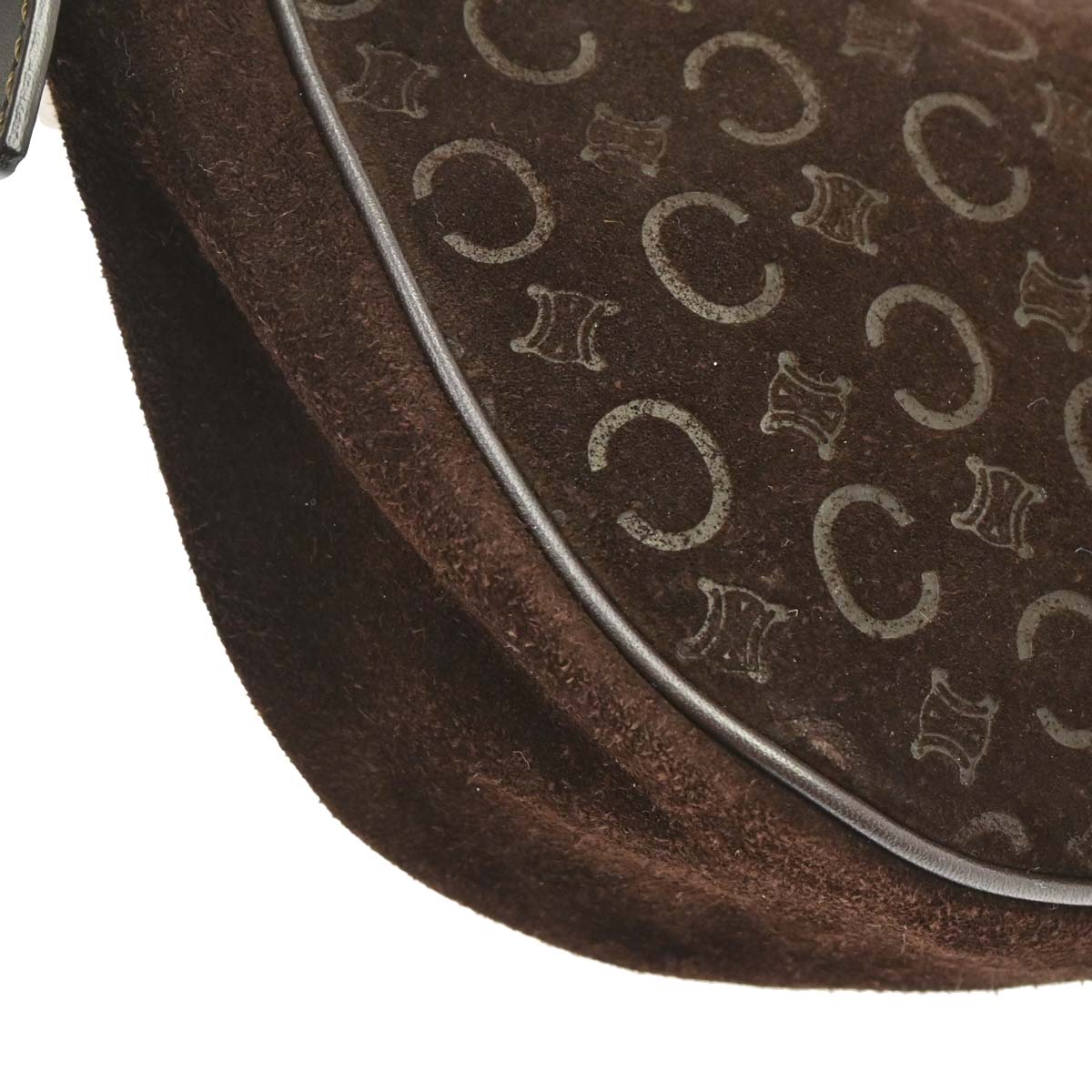 Celine Brown Suede C Macadam Handbag