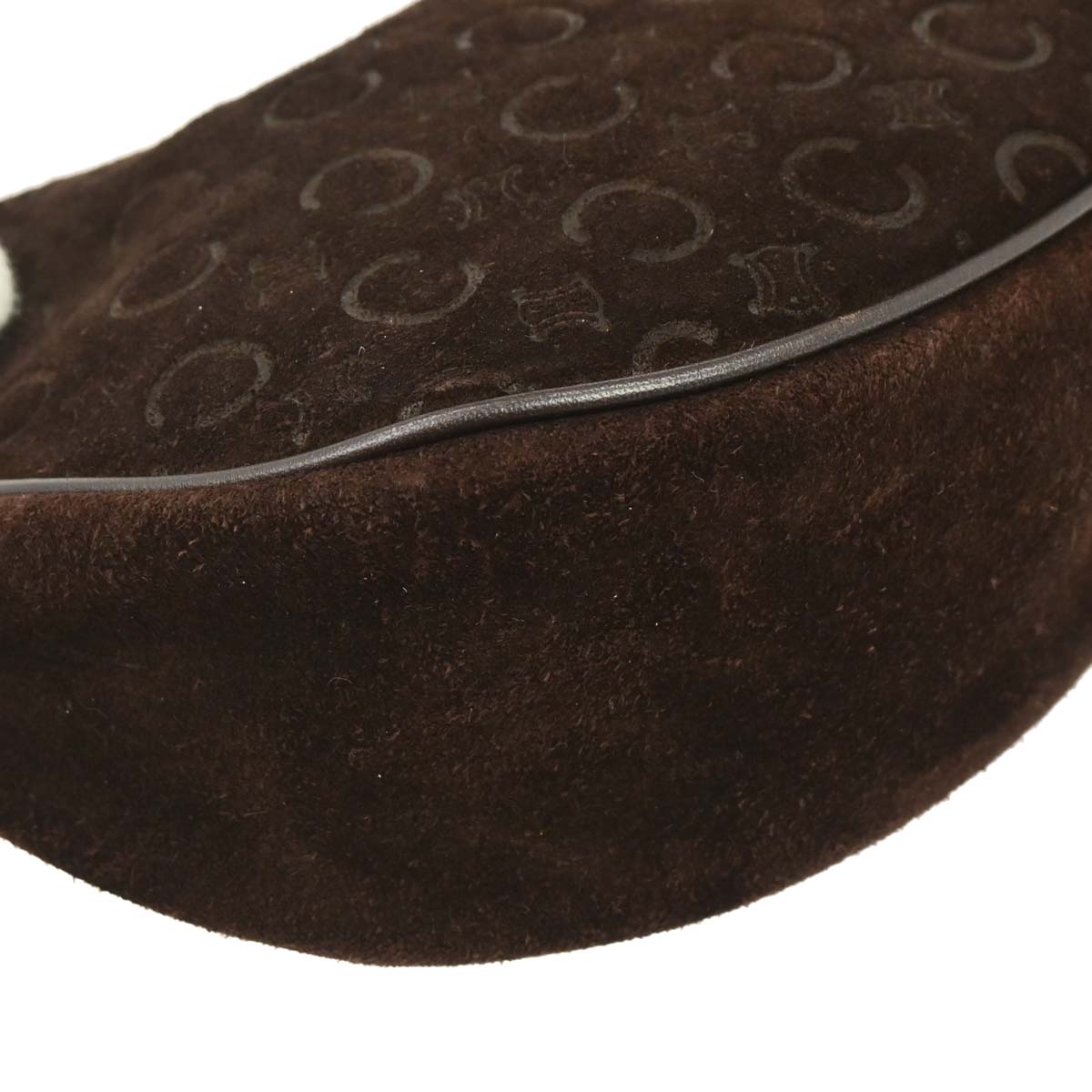 Celine Brown Suede C Macadam Handbag