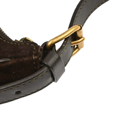 Celine Brown Suede C Macadam Handbag