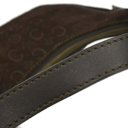 Celine Brown Suede C Macadam Handbag