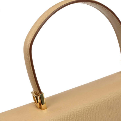 Salvatore Ferragamo Beige Gancini 2way Shoulder Handbag