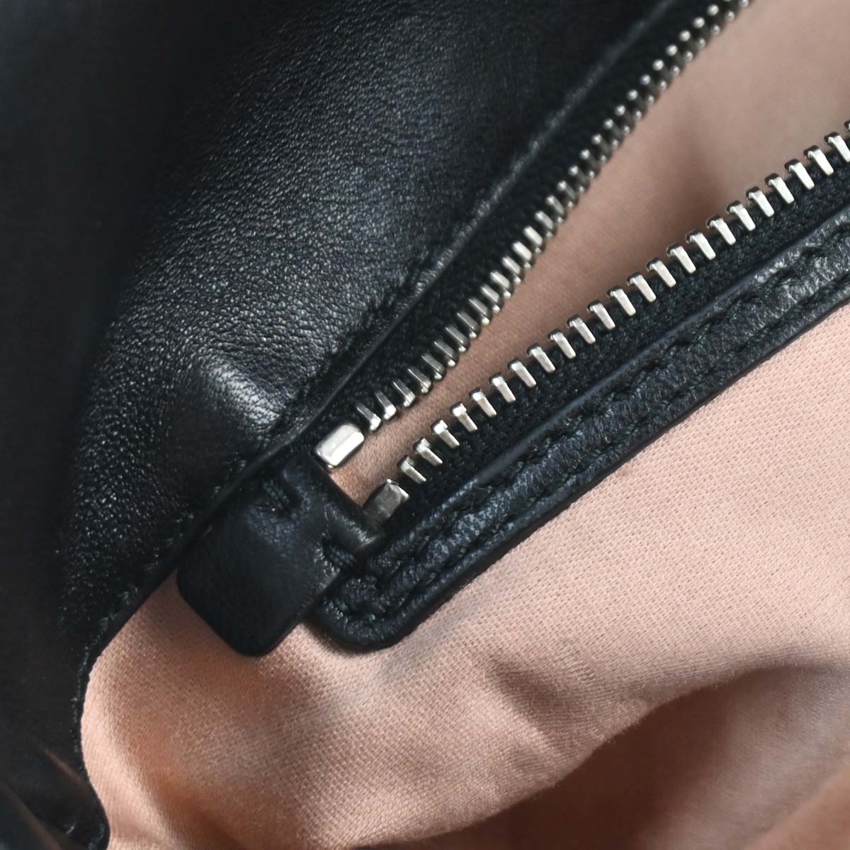 Miu Miu Black Lambskin Nappa Crystal Handbag