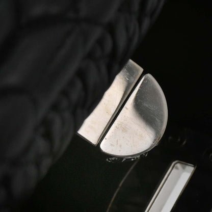 Miu Miu Black Lambskin Nappa Crystal Handbag