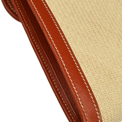 Hermes Beige Panama Jige PM Clutch Bag