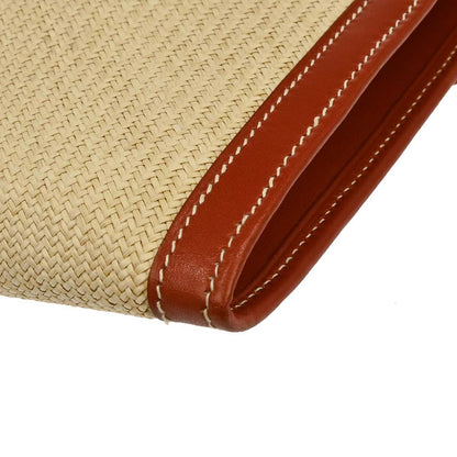 Hermes Beige Panama Jige PM Clutch Bag