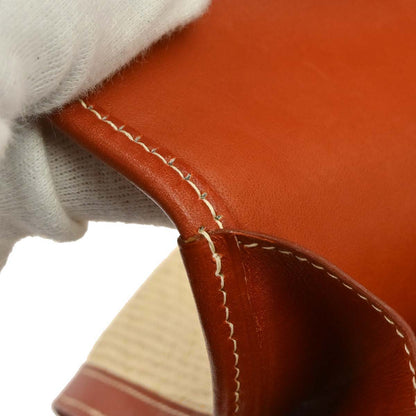 Hermes Beige Panama Jige PM Clutch Bag