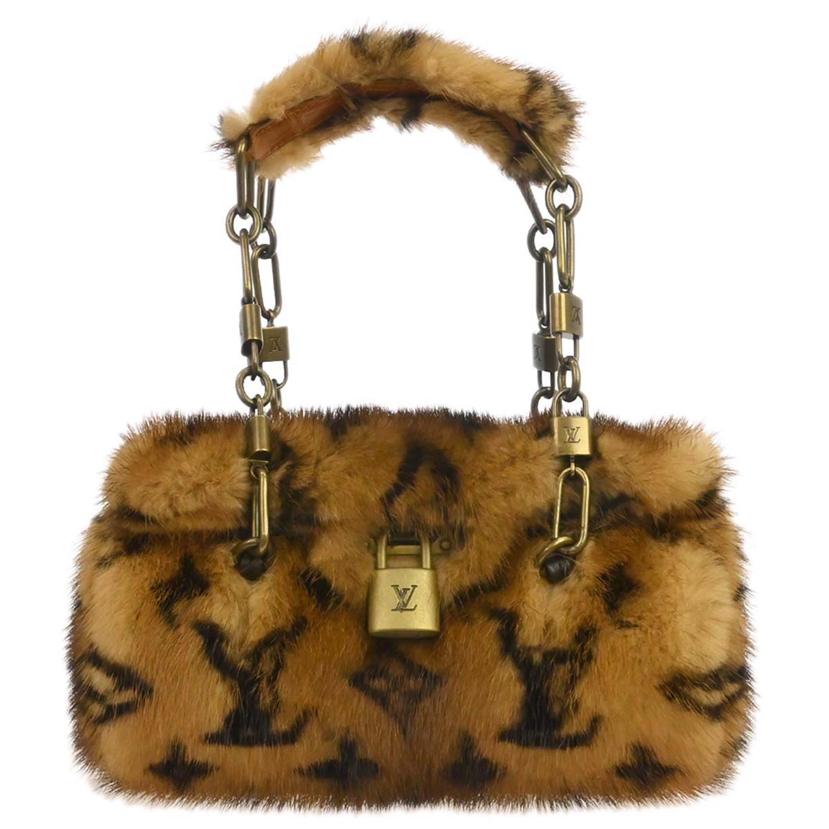 Louis Vuitton * Monogram Mink Mini Papillon Handbag