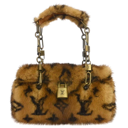 Louis Vuitton * Monogram Mink Mini Papillon Handbag