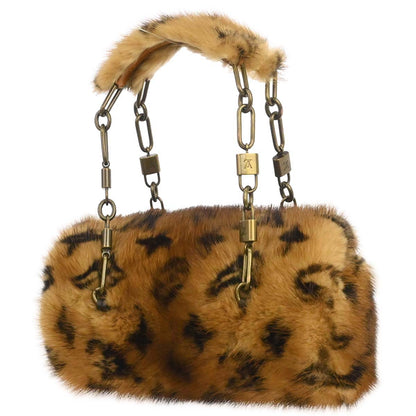 Louis Vuitton * Monogram Mink Mini Papillon Handbag