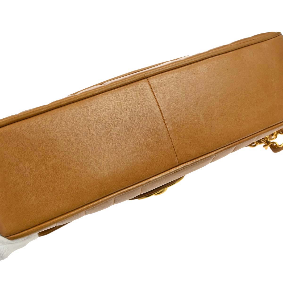 Chanel Brown Lambskin Mademoiselle Jumbo Classic Flap Bag
