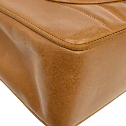 Chanel Brown Lambskin Mademoiselle Jumbo Classic Flap Bag