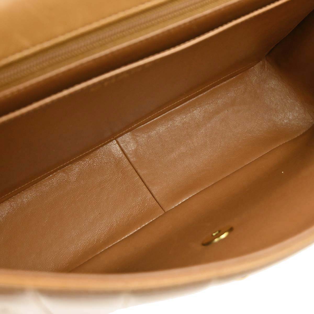 Chanel Brown Lambskin Mademoiselle Jumbo Classic Flap Bag