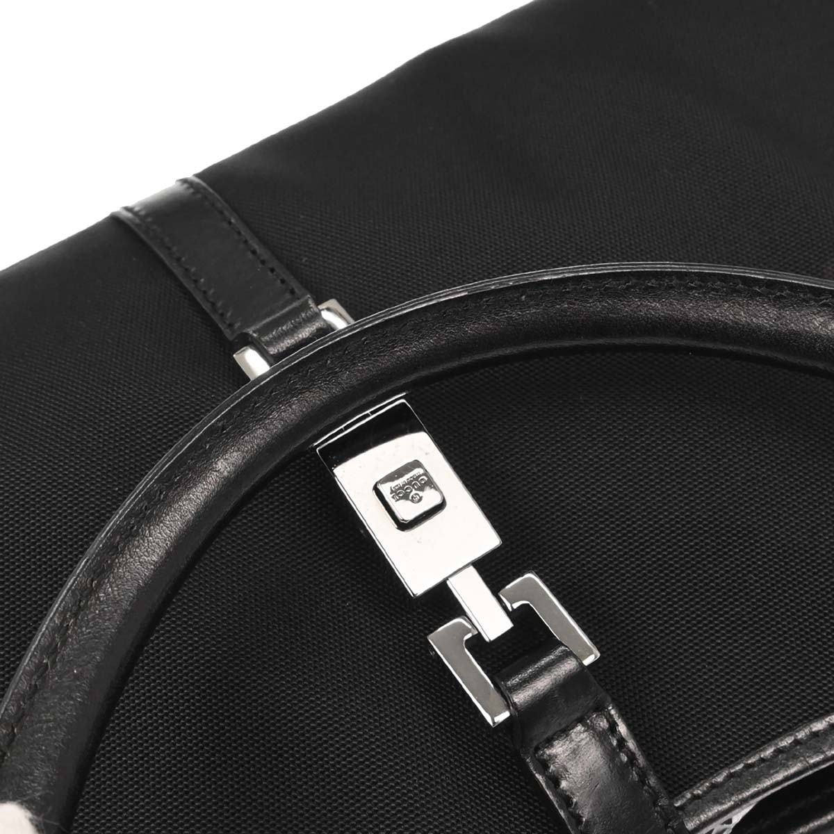 Gucci Black Nylon Jackie Handbag